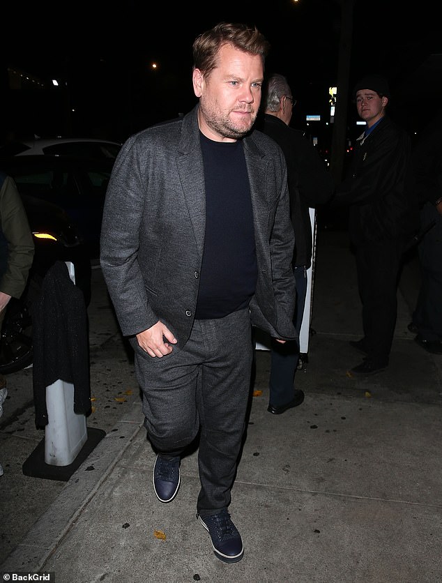James Corden goes for casual chic as he heads of for dinner at trendy eatery Craig’s in Hollywood