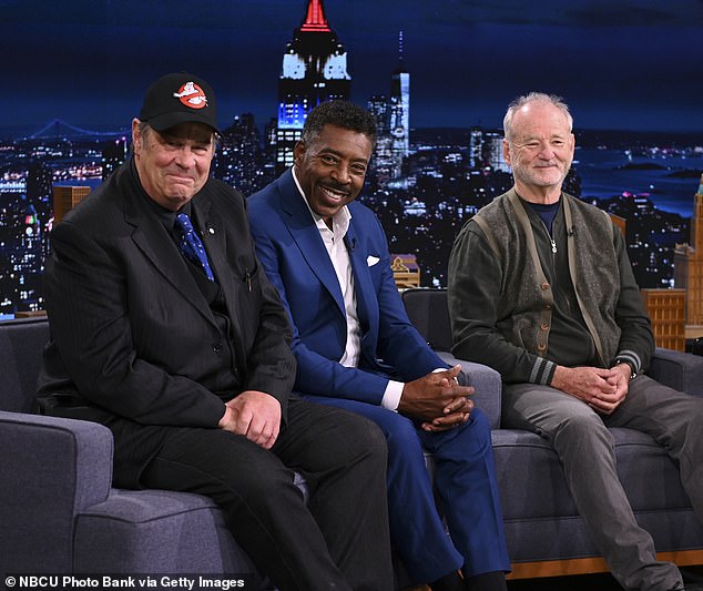 Dan Aykroyd, Bill Murray and Ernie Hudson reunite ahead of Ghostbusters: Afterlife premiere