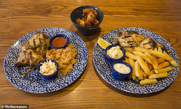 Pub chain Wetherspoon is taking on Nando’s with new chicken range