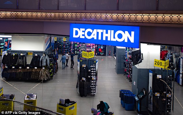 Decathlon shops in north France stop selling CANOES after migrants started using them to cross to UK