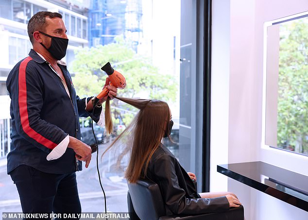 Spending doubles for hairdressers doubles in both the city centre and suburbs after Sydney lockdown