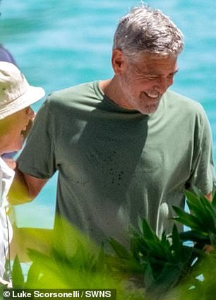 FIRST LOOK: George Clooney films beach scenes on Australian beach for new movie Ticket To Paradise