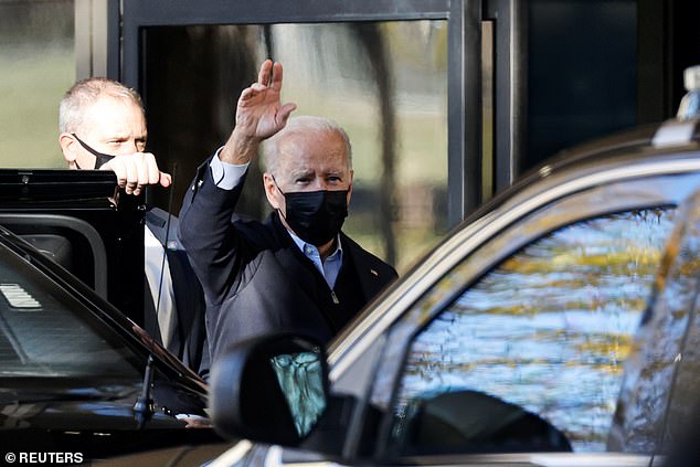 Biden finally heads to Walter Reed for his first physical TODAY
