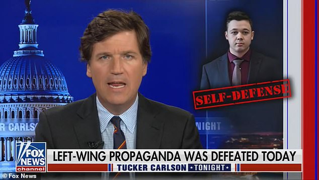 ‘All of us should be celebrating’: Tucker Carlson says Rittenhouse’s acquittal ‘a wonderful moment’