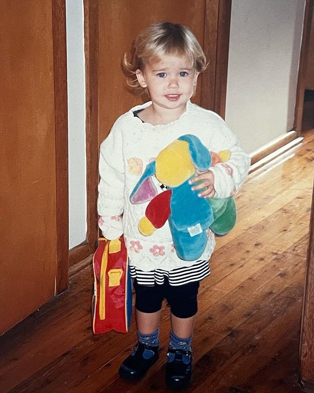 Aussie model Gabriella Brooks shares a sweet throwback photograph from her childhood