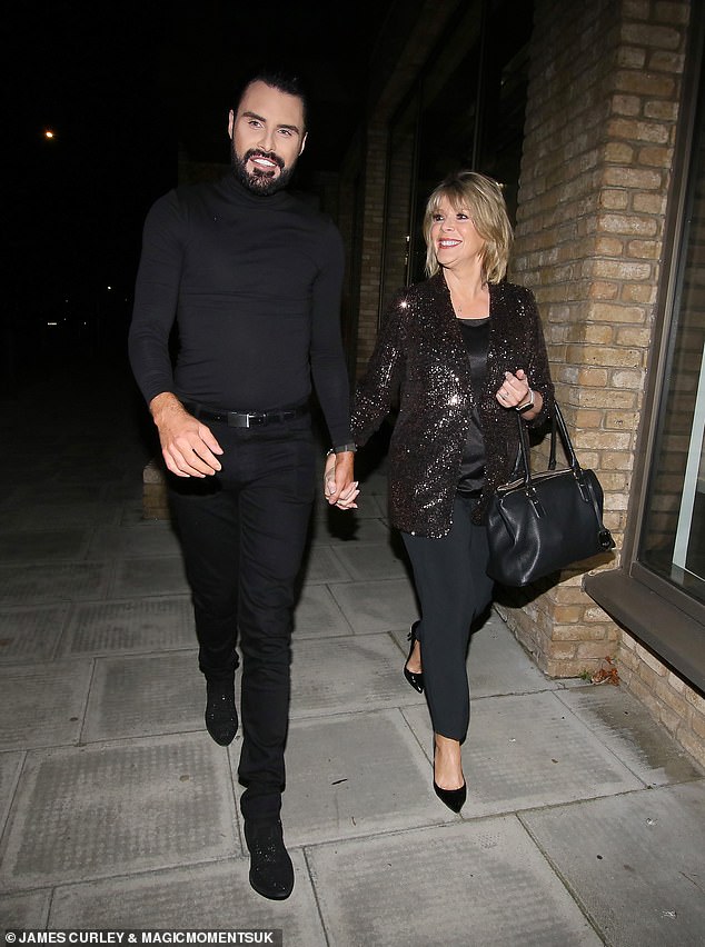 Rylan Clark steps out for a boozy dinner date with Ruth Langsford after unveiling his new veneers