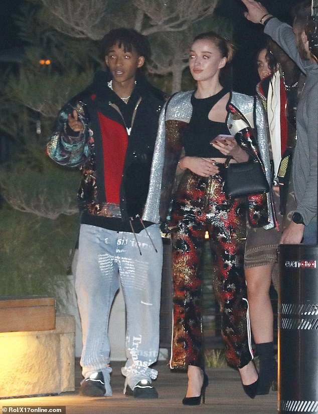 Pete Davidson’s ex Phoebe Dynevor hangs with Jaden Smith at star-studded Nobu party