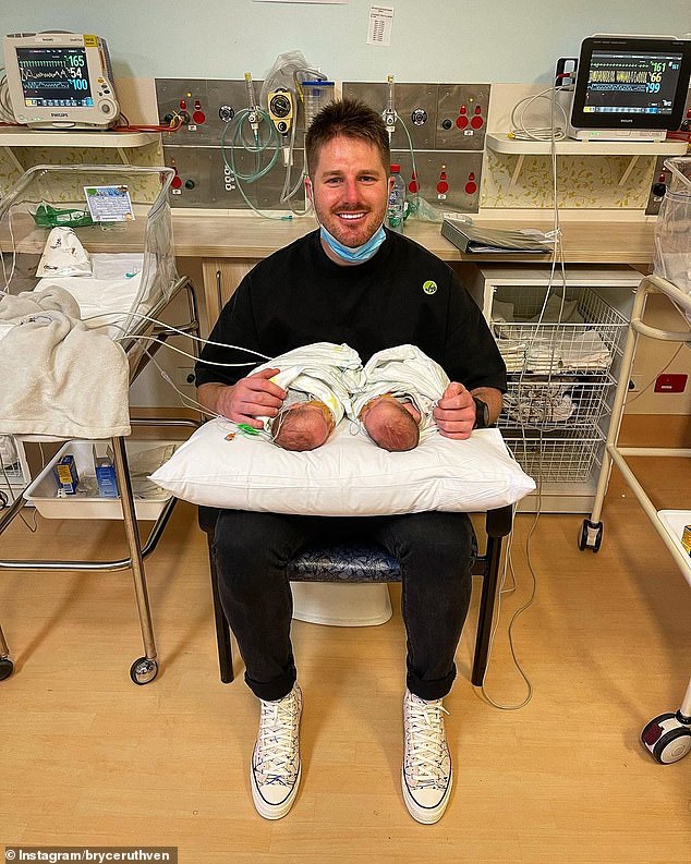 Married At First Sight’s Bryce Ruthven shares sweet photo with his twins boys