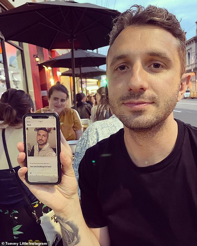 Tommy Little finds someone who looks EXACTLY like him on dating app Hinge