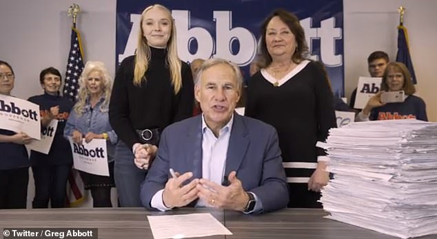 TX Gov Greg Abbott announces he will run for re-election: vows to secure southern border 