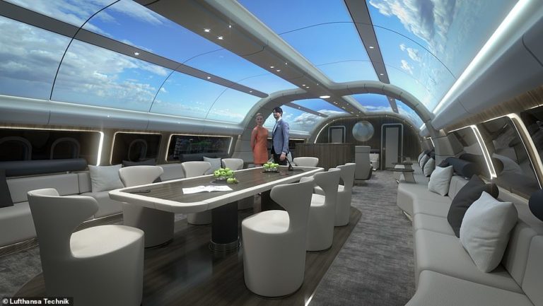 The jaw-dropping £325million Lufthansa ‘superyacht for the skies’