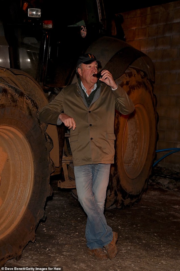 Jeremy Clarkson enjoys the sweet taste of success as he launches Diddly Squat Farm beer