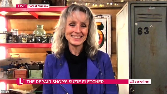 The Repair Shop’s Suzie Fletcher credits her co-stars with helping her mourn her late husband 