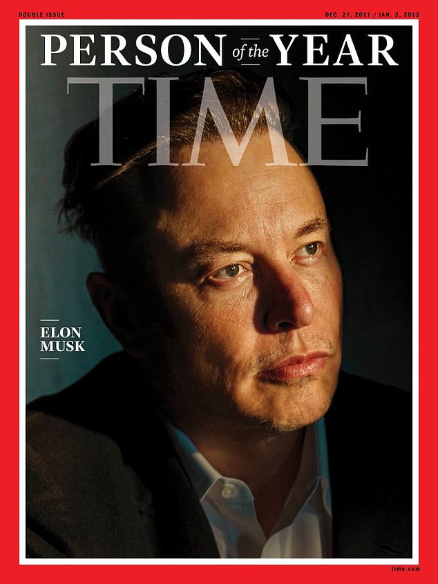 Elon Musk is named Time Magazine’s 2021 Person of the Year