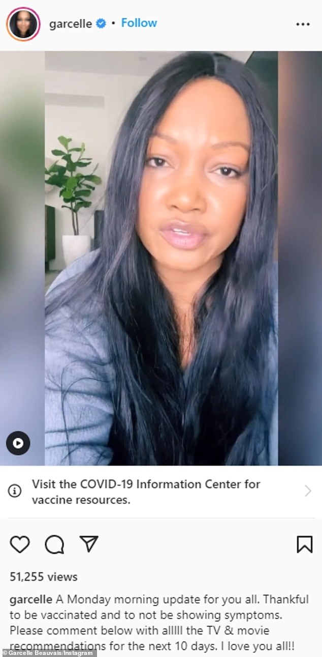 Garcelle Beauvais tests positive for COVID-19 and updates fans on her health while in quarantine