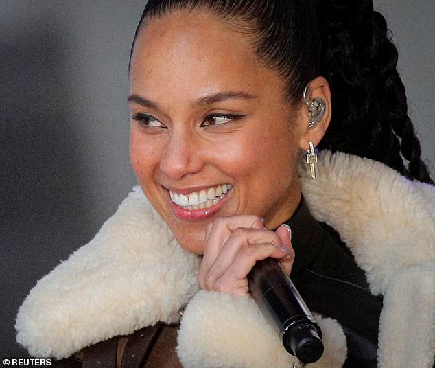 Alicia Keys, 40, looks very youthful as she lights up the Today show