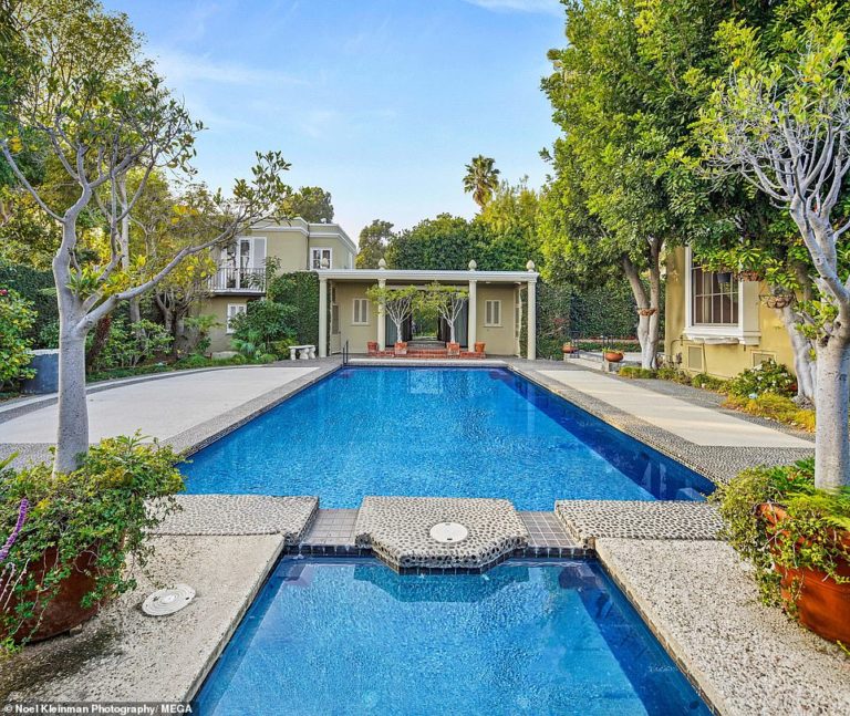 Kirk Douglas’ Beverly Hills home complete with a Hollywood Walk of Fame is listed for $7.5M