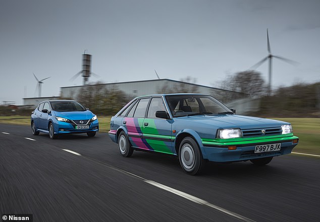 Nissan converts a 1988 Bluebird into an electric car with a 130-mile range 1