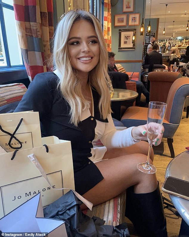 Emily Atack calls out crude troll for praising her ‘nice t**s’ in smiley birthday snap
