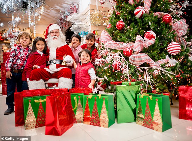 Bizarre exception in Queensland’s Covid rules to allow families to remove masks for photo with Santa