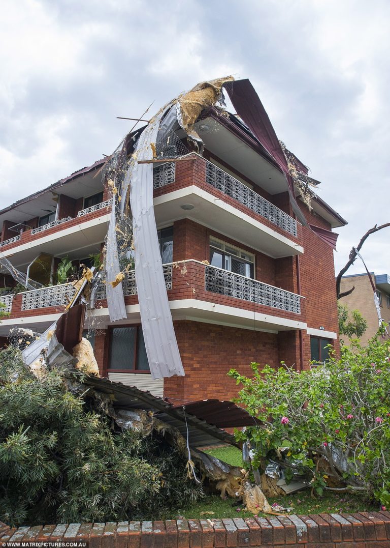 Horror images show ‘mini tornado’ carnage after Sydney’s Northern Beaches were battered by storm