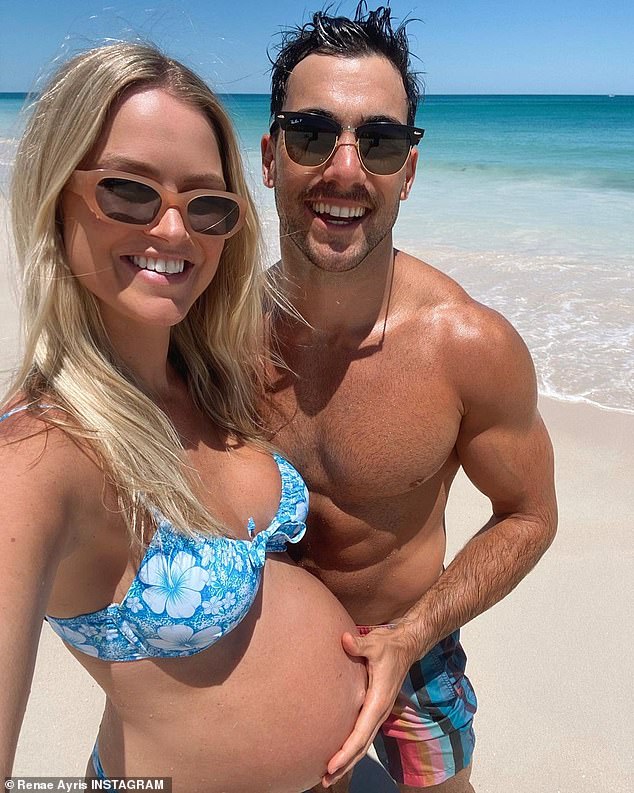 Renae Ayris and husband Andrew Papadopoulos welcome a baby girl