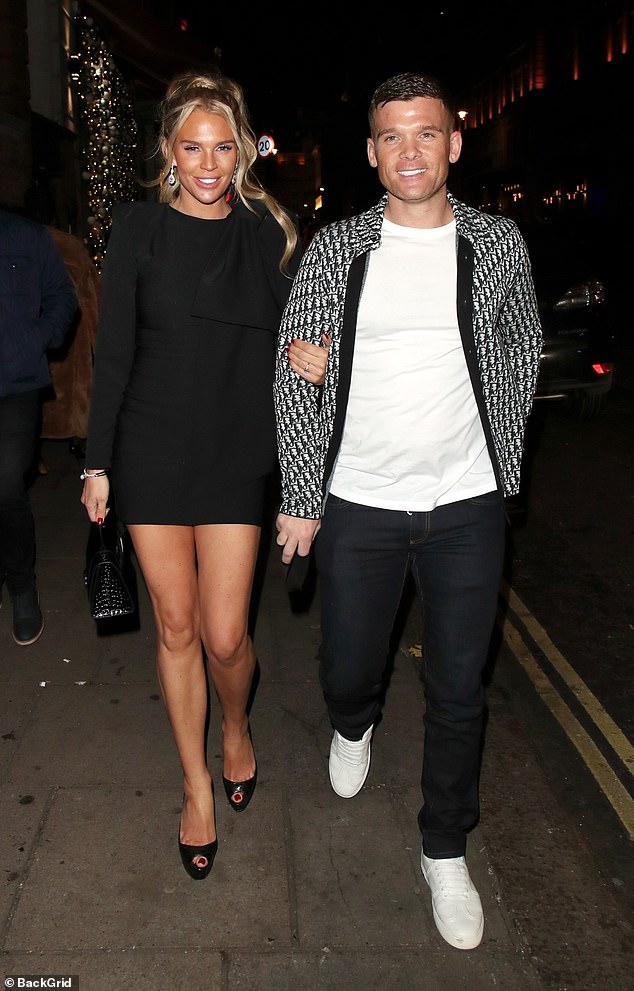 Danielle Lloyd steps out with husband Michael O’Neill to celebrate her 38th birthday