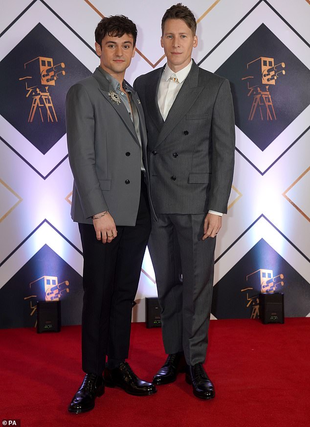 BBC Sports Personality of the Year Awards 2021: Tom Daley is supported by husband Dustin Lance Black