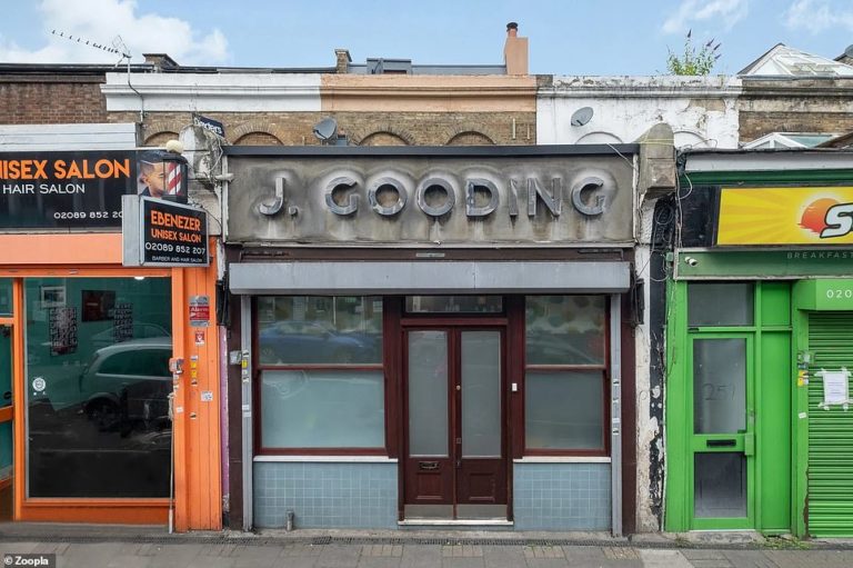 Former Pie ‘n’ Mash shop in East London is transformed into a modern £1m home