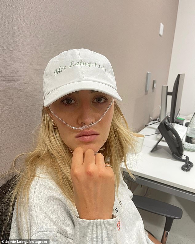 Jamie Laing shares image of Sophie Habboo with a nasal cannula after her ‘terrifying’ health scare 