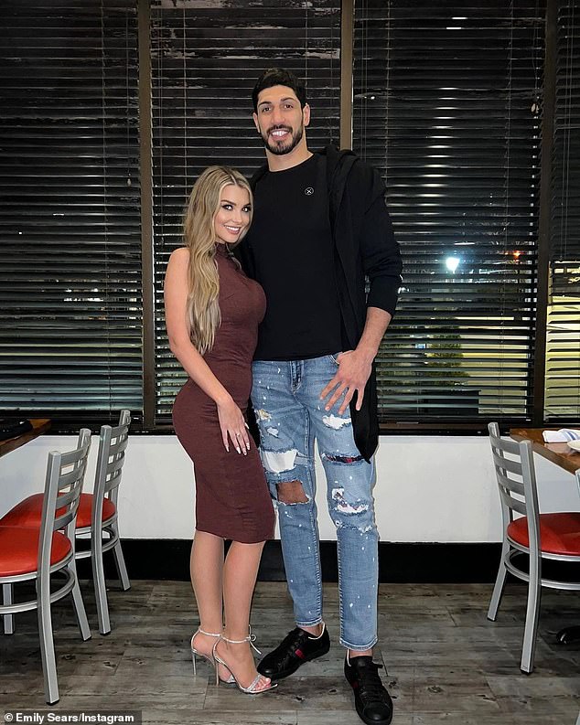 NBA player Enes Kanter Freedom is dating Carl's Jr. burger model Emily Sears 1