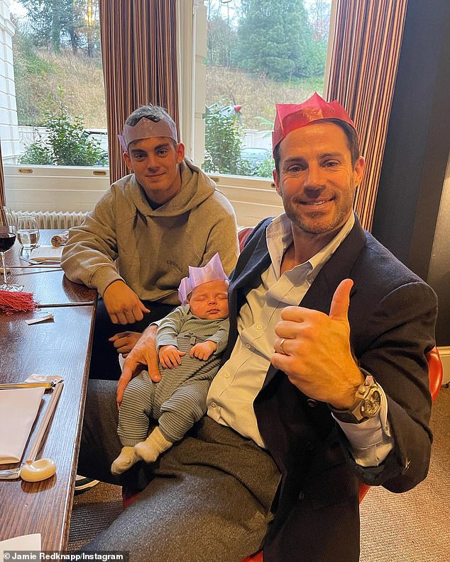 Jamie Redknapp introduces baby son Raphael to his family during lavish Christmas Day celebration 1