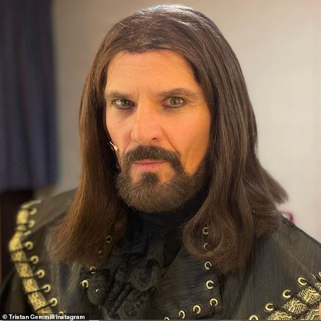 Corrie star Tristan Gemmill is almost unrecognisable after transforming into his panto character 1