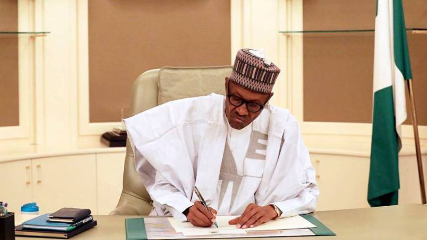 President Buhari signs 2022 Appropriation Bill into law! 1