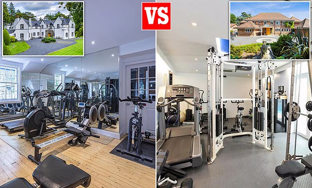 Property battle: Two homes with state of the art gyms 1