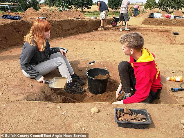 Seventh-century workshop ‘that built priceless Sutton Hoo treasures’ is uncovered by archaeologists
