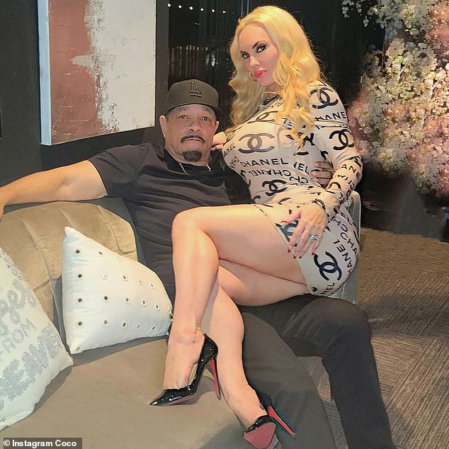 Ice-T and wife Coco celebrate 21-years together on NYE as they ring in 2022 at a cannabis party