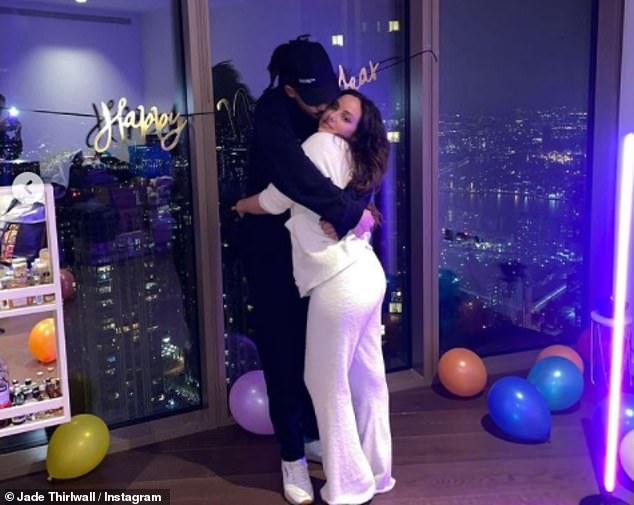 'Off you f*** 2021!': Jade Thirlwall shares a series of cosy snaps with beau Jordan Stephens 1
