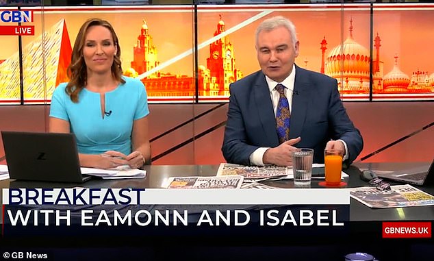 Eamonn Holmes is praised by viewers for his GB News debut on channel's new look breakfast show  1