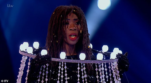The Masked Singer’s Heather Small slams Doughnuts’ vocals after being the first to be booted