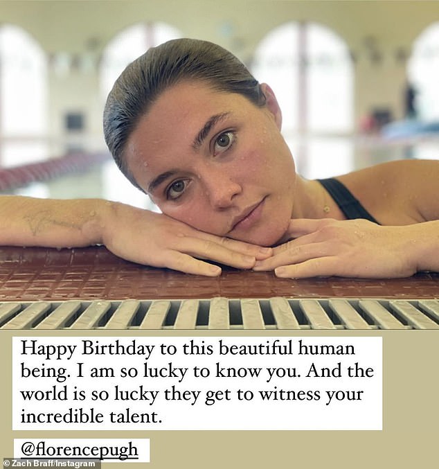 Zach Braff, 46, wishes 'beautiful human being' girlfriend Florence Pugh a happy 26th birthday 1