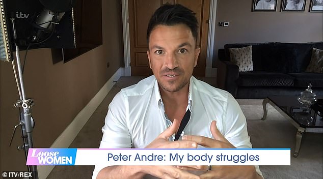 Peter Andre, 48, reveals he gained three stone in his thirties