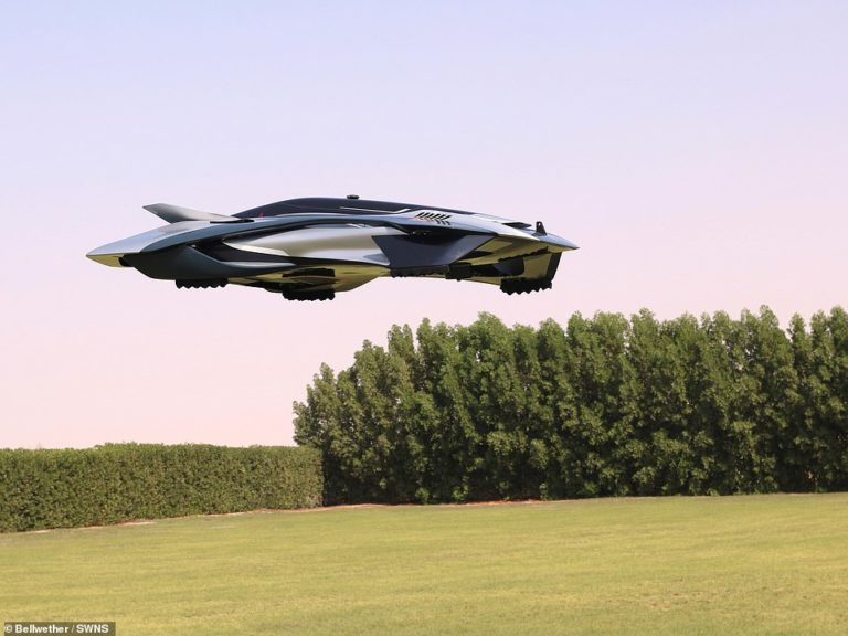 Flying hypercar for inner city travel completes test flight in Dubai 