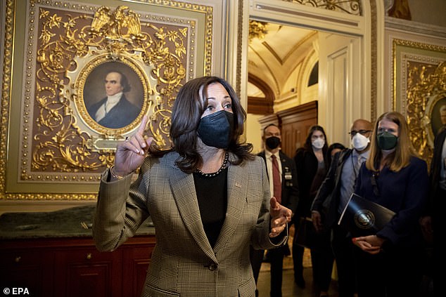 Kamala Harris heads to California to tout $1.3bn US Forest Service funding – and a weekend at home