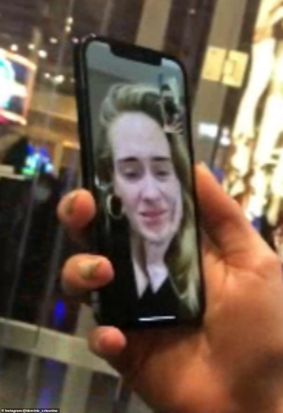 Tearful Adele FACETIMES stunned fans and flogs her expensive merchandise after cancelling residency 1