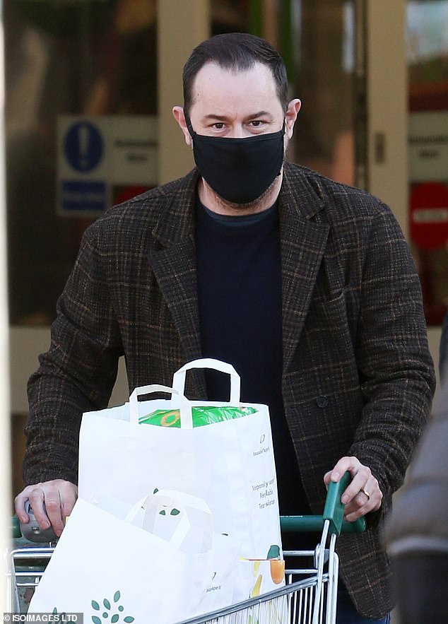 Danny Dyer is forced to wait around in car park after fellow shopper parks too close to his Bentley