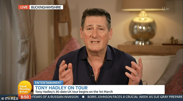 Tony Hadley rules out a Spandau Ballet reunion but says there is ‘no animosity’