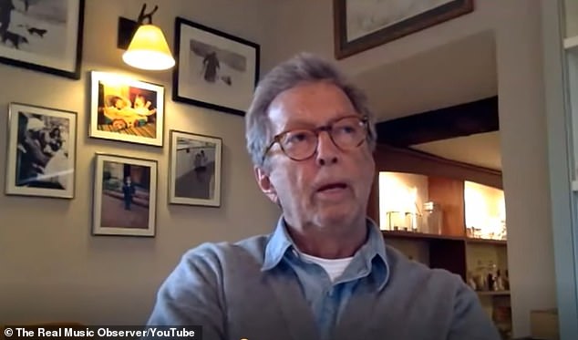 Eric Clapton claims people who have had the Covid vaccine are victims of ‘mass formation hypnosis’