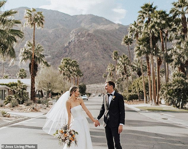 Home and Away's Demi Harman marries longtime partner Andrew Brooks in Palm Springs 1