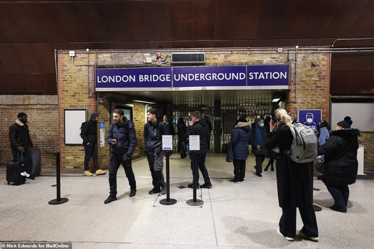 Commuters arrive to find Underground stations CLOSED until 7.30am